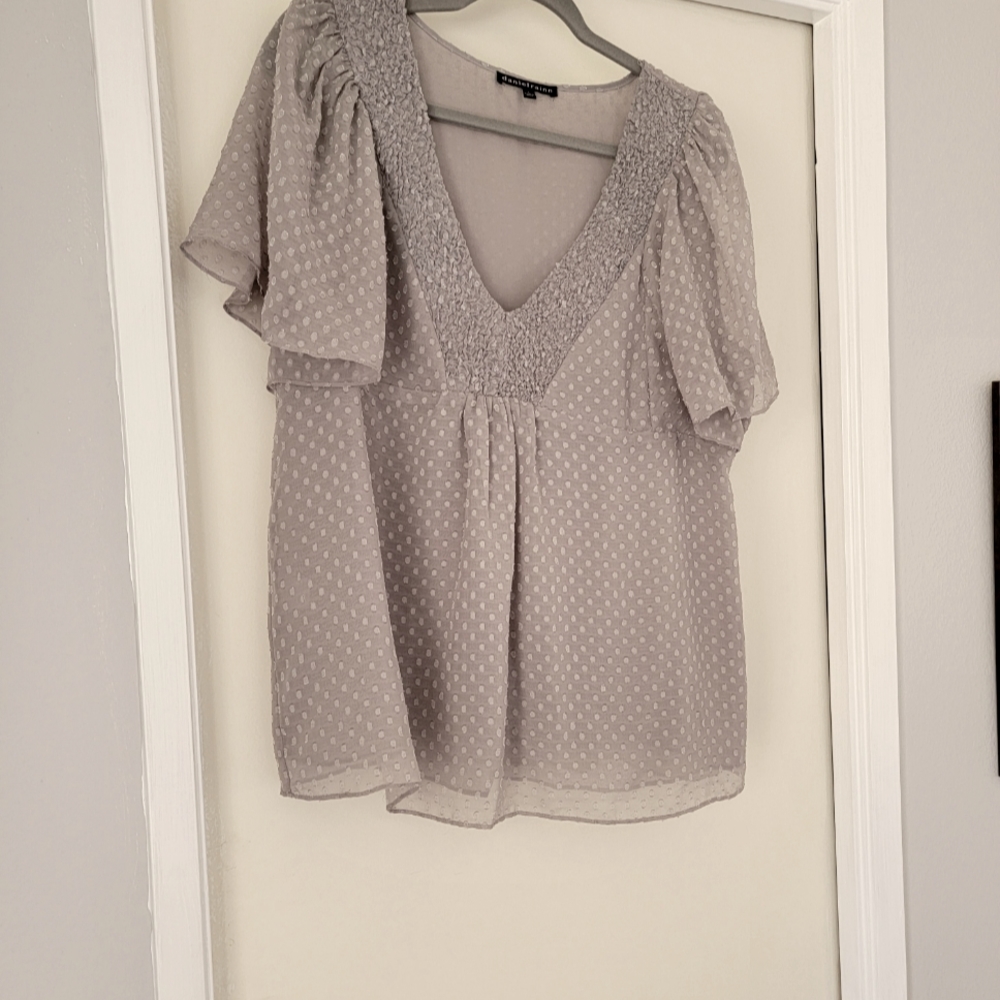 daniel rainn gray blouse